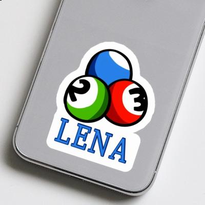 Sticker Billiard Ball Lena Laptop Image