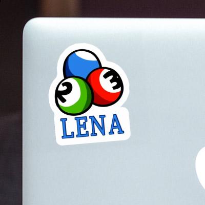 Sticker Billiard Ball Lena Laptop Image