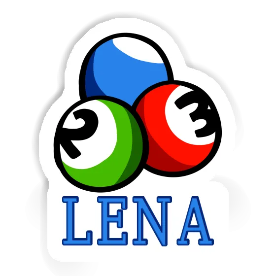 Sticker Billiard Ball Lena Image