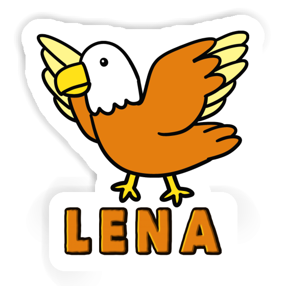 Lena Sticker Bird Notebook Image