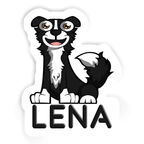 Sticker Lena Border Collie Notebook Image