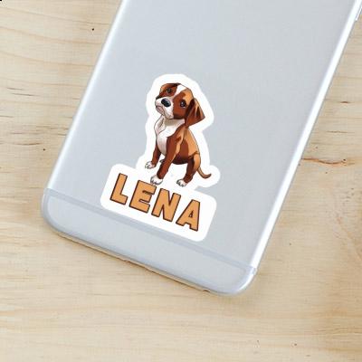 Boxer Sticker Lena Notebook Image