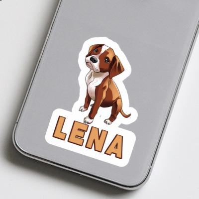 Boxer Autocollant Lena Notebook Image