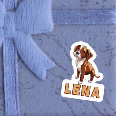 Boxer Sticker Lena Laptop Image