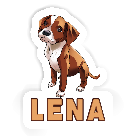 Boxer Dog Sticker Lena Gift package Image