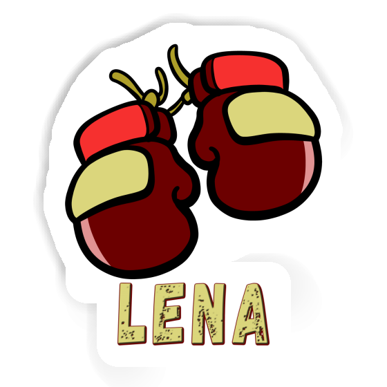 Lena Autocollant Gant de boxe Laptop Image