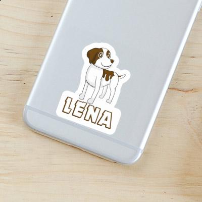 Sticker Brittany Dog Lena Laptop Image