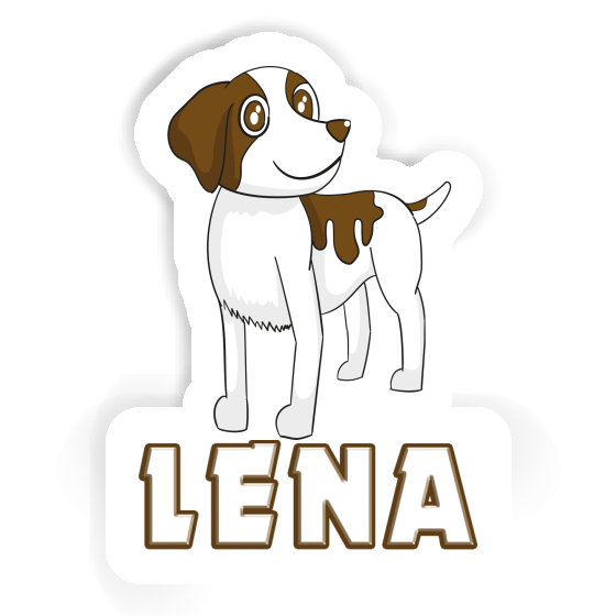 Bretagne Hund Sticker Lena Gift package Image