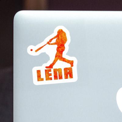 Lena Sticker Baseball Player Gift package Image