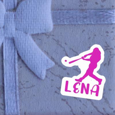 Sticker Lena Baseball Player Gift package Image