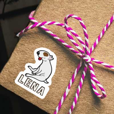 Autocollant Chien Lena Gift package Image