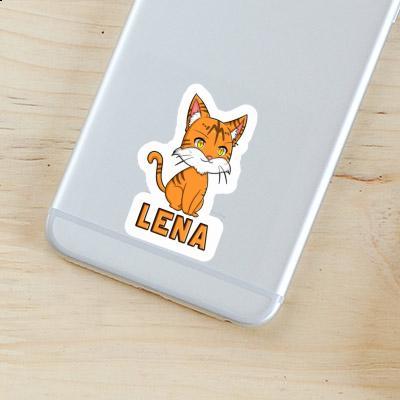 Cat Sticker Lena Notebook Image