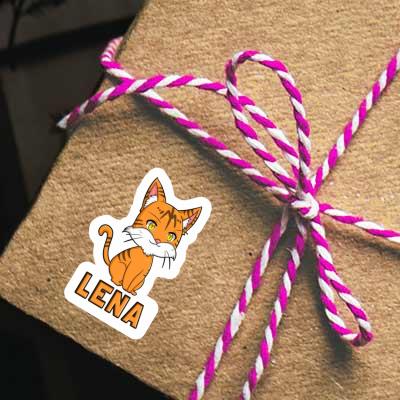 Cat Sticker Lena Laptop Image