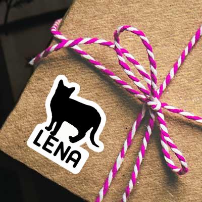 Cat Sticker Lena Notebook Image