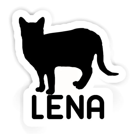 Cat Sticker Lena Laptop Image