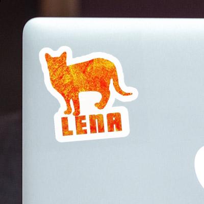 Cat Sticker Lena Notebook Image