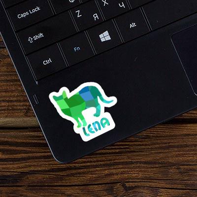 Sticker Lena Cat Laptop Image