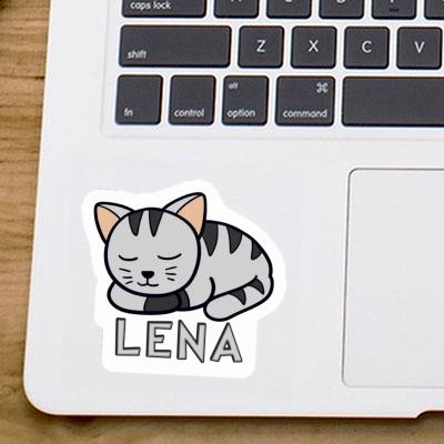 Cat Sticker Lena Notebook Image