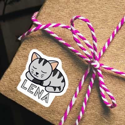 Cat Sticker Lena Notebook Image