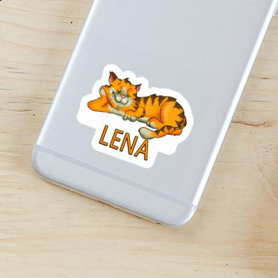 Autocollant Chat Lena Image