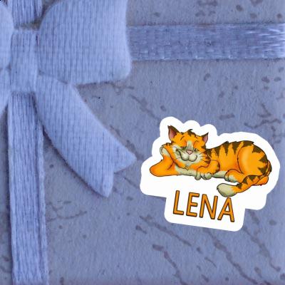 Autocollant Chat Lena Gift package Image