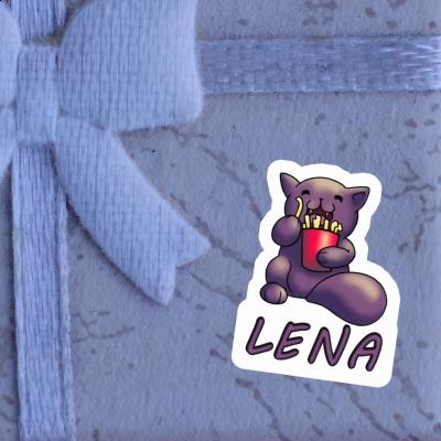 Sticker Lena French Fry Notebook Image