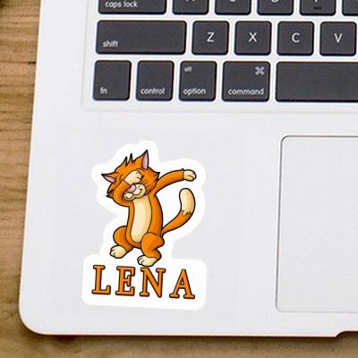 Lena Sticker Dabbing Cat Gift package Image