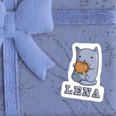 Lena Autocollant Chat Notebook Image