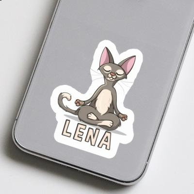 Aufkleber Lena Yoga-Katze Gift package Image