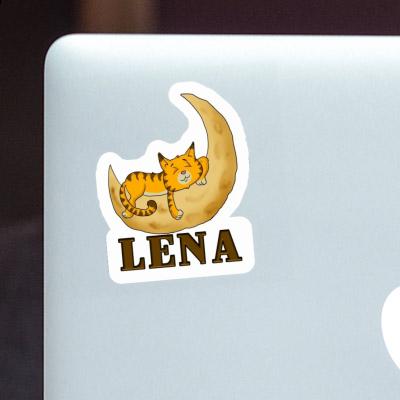 Sleeping Cat Sticker Lena Image