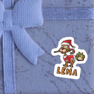 Lena Sticker Christmas Cat Image