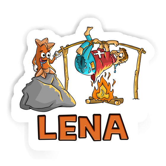 Lena Sticker Cervelat Laptop Image