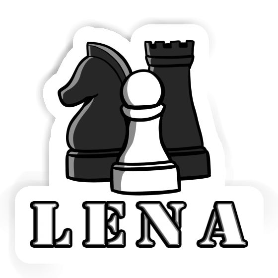 Lena Sticker Schachfigur Laptop Image