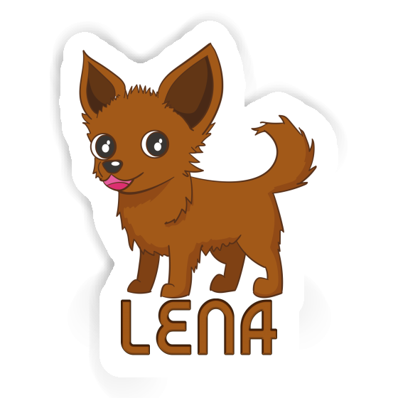 Lena Autocollant Chihuahua Gift package Image