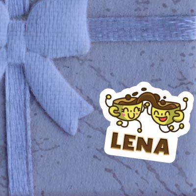 Lena Sticker Coffee Notebook Image