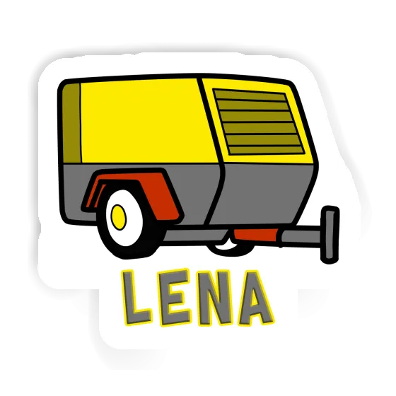 Sticker Lena Compressor Notebook Image