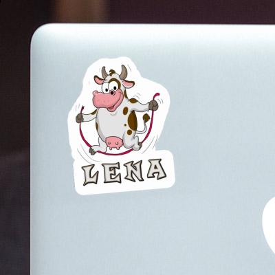 Sticker Cow Lena Laptop Image