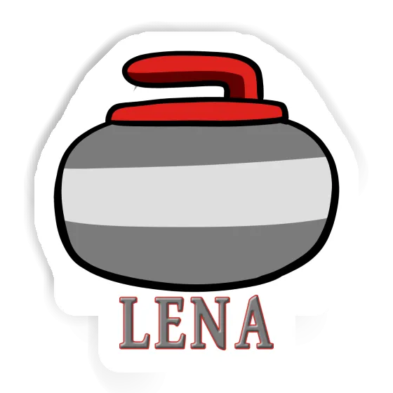 Sticker Curling Stone Lena Notebook Image