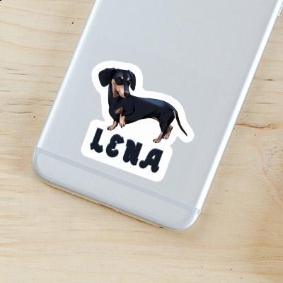 Dachshund Sticker Lena Laptop Image