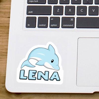 Lena Sticker Dolphin Laptop Image