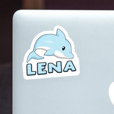 Lena Sticker Dolphin Laptop Image