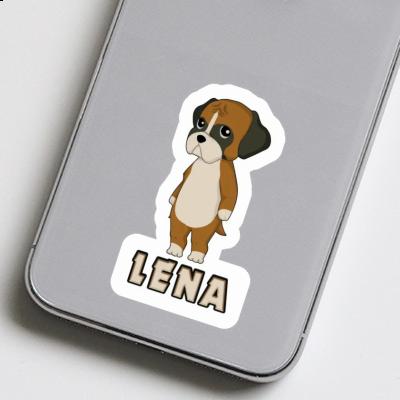 Boxer Sticker Lena Image