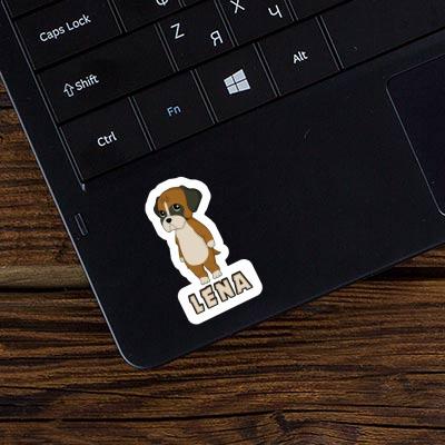 Boxer Sticker Lena Laptop Image