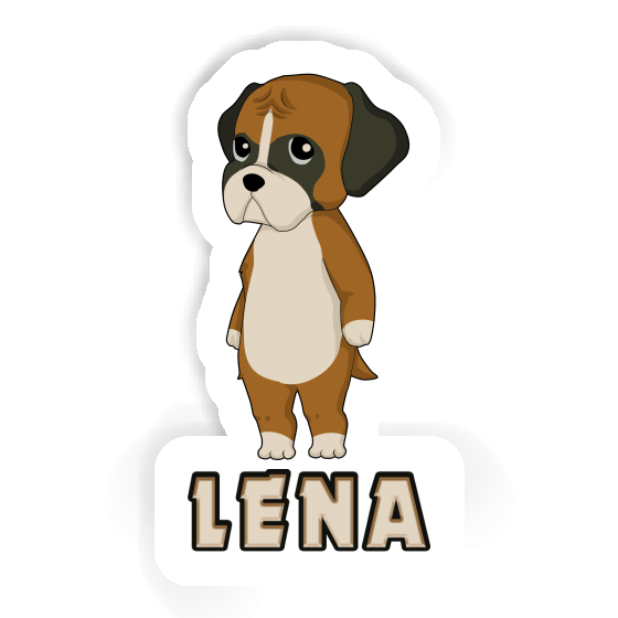 Aufkleber Deutscher Boxer Lena Gift package Image