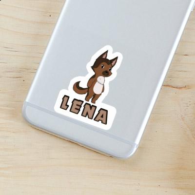 Lena Sticker German Sheperd Laptop Image