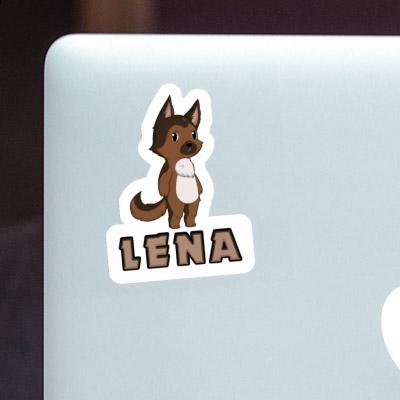 Lena Aufkleber Deutscher Schäferhund Laptop Image