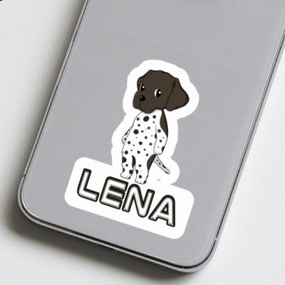 Lena Sticker German Shorthaired Pointer Notebook Image