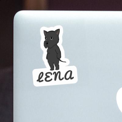 Lena Sticker Giant Schnauzer Laptop Image