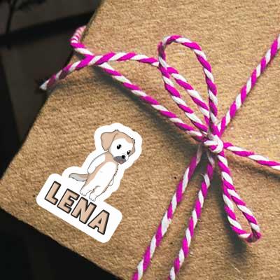 Sticker Golden Retriever Lena Gift package Image