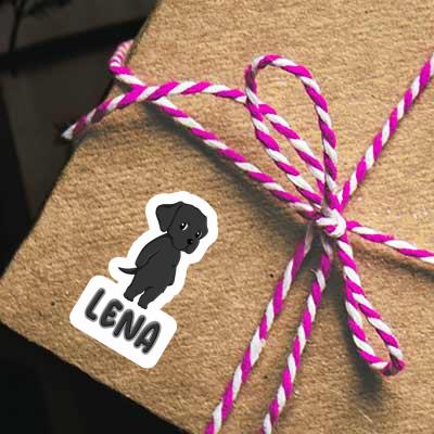 Lena Autocollant Labrador Gift package Image